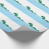 Niedliches Meeresmonster Geschenkpapier (Ecke)