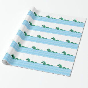 Niedliches Meeresmonster Geschenkpapier