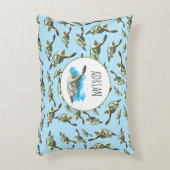 Niedliches Meeresschildkrötenmuster Dekokissen (Vorderseite(Vertikal))