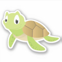 Niedliches Meerestier, Schildkröte