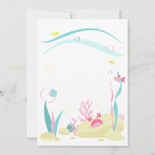 Niedliches Meerjungentauchen (Rückseite)