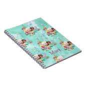 Niedliches Meerjungfisch rosa Notizblock (Rechte Seite)