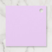 Niedliches Meerjungfrau Rosa Unterwasser für klein Geschenkanhänger (Rückseite)