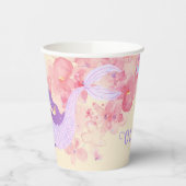 Niedliches Meerjungfrau Rosa Unterwasser für klein Pappbecher (Links)