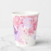 Niedliches Meerjungfrau Rosa Unterwasser für klein Pappbecher (Links)