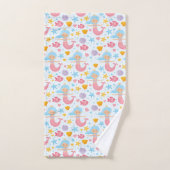 Niedliches Meerjungfrau Seashells Ocean Life Beach Badhandtuch Set (Handtuch)