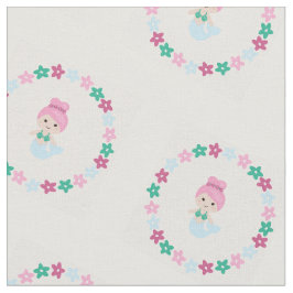 Niedliches MeerjungfrauBaumwollgewebe Stoff