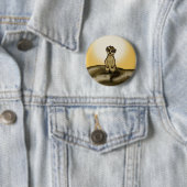 niedliches Meerkat Button (Beispiel)