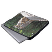 Niedliches Meerkat Couple auf Rock Laptop Case (Vorne Knopf)