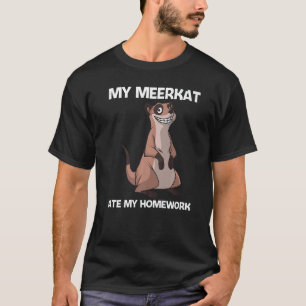 Niedliches Meerkat für Kinder Boys Meerkat Mongoos T-Shirt