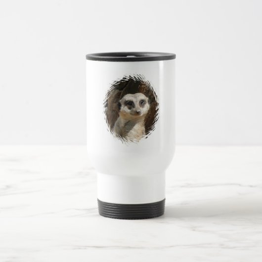 Niedliches Meerkat Reisebecher (Mittel)
