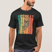 Niedliches Meerkat Surikate T-Shirt (Vorderseite)