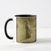 niedliches Meerkat Tasse (Links)