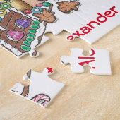 Niedliches Meerkats-Puzzle blau anpassen Puzzle (Seite)