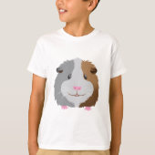 niedliches Meerschweinchengesicht T-Shirt (Vorderseite)