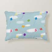 Niedliches mehrfarbiges Kites Kids-Muster Dekokissen (Vorderseite)