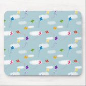 Niedliches mehrfarbiges Kites Kids-Muster Mousepad (Vorne)