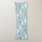 Niedliches mehrfarbiges Kites Kids-Muster Seitenschläferkissen (Vorderseite Vertikal)