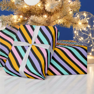 Niedliches, mehrfarbiges Muster Geschenkpapier