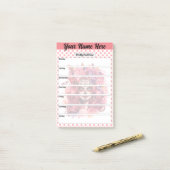 Niedliches Menü "Zuckerskulpturen" Post-it Klebezettel (Auf Schreibtisch)