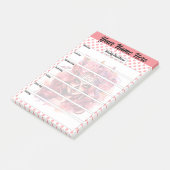 Niedliches Menü "Zuckerskulpturen" Post-it Klebezettel (angewinkelt)