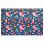 Niedliches Mermaid-Muster Unterwasserthemenprogram Stoff (Fat Quarter (45,7 x 55,9 cm))