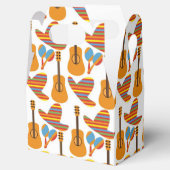 Niedliches mexikanisches Fiesta-Muster Geschenkschachtel (Geöffnet)