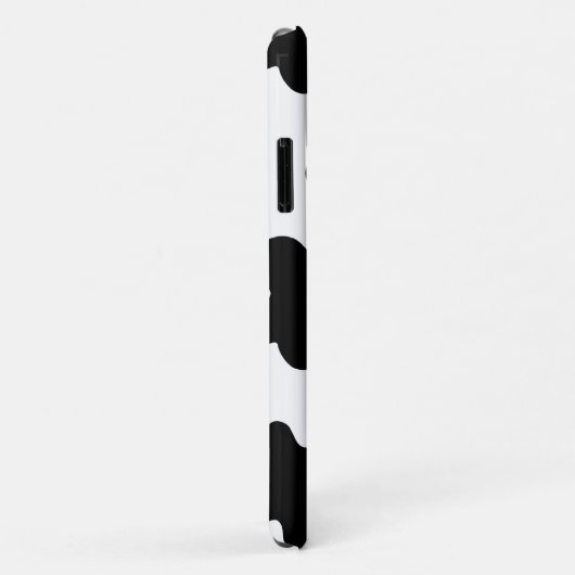 Niedliches Milchkühe-Schwarz-weißes Küchenmuster Case-Mate iPhone Hülle (Hinten/Rechts)