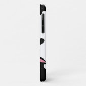 Niedliches Milchkühe-Schwarz-weißes Küchenmuster Case-Mate iPhone Hülle (Hinten/Links)