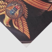 Niedliches militärisches Button Seidenpapier (Ausschnitt)