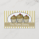 Niedliches Mini Muffin Backgeschirr Visitenkarte (Vorderseite)