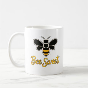Niedliches Minimalistisches Bienendesign Kaffeetasse