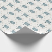 Niedliches Minimalistisches Boho Baby Duschkleides Geschenkpapier (Ecke)