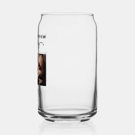 Niedliches Minimalistisches Foto des ersten Vaters Dosenglas (Links)