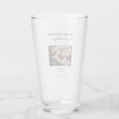 Niedliches Minimalistisches Foto des ersten Vaters Glas (Rückseite)