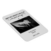 Niedliches Minimalistisches Foto zum Muttertag Magnet (Rechte Seite)