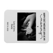 Niedliches Minimalistisches Foto zum Muttertag Magnet (Horizontal)