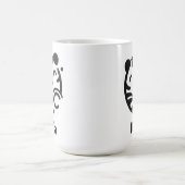 Niedliches, Minimalistisches Kittenfeld Kaffeetasse (Mittel)