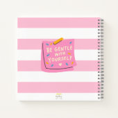 Niedliches Minimalistisches Self Care Journal Notizblock (Rückseite)
