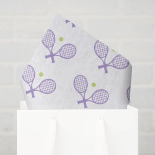 Niedliches Minimalistisches Tennismuster Seidenpapier