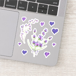 Niedliches Minimalistisches Wasser Provence delika Aufkleber