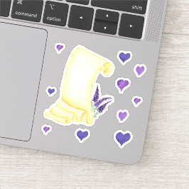 Niedliches Minimalistisches Wasser Provence delika Aufkleber