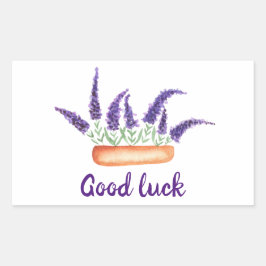 Niedliches Minimalistisches Wasser Provence delika Rechteckiger Aufkleber