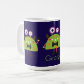 Niedliches Minimonster Kaffeetasse (Vorderseite Links)