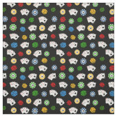 Niedliches MischCasino-Spielmuster Stoff (Muster)