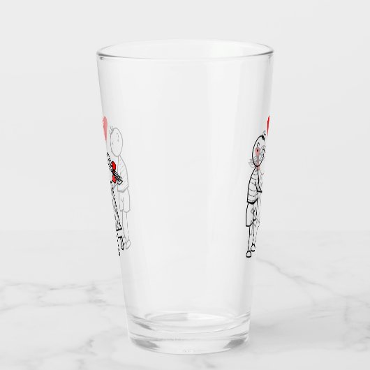 Niedliches Mischglas Glas (Links)