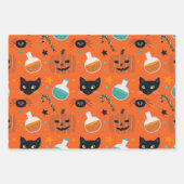 Niedliches Mischmuster - Halloween-Koordination Geschenkpapier Set (Vorderseite 2)