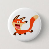 Niedliches Mischpult-Cartoon-Fox-Button-Abzeichen Button (Vorderseite)
