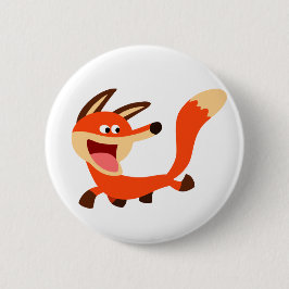 Niedliches Mischpult-Cartoon-Fox-Button-Abzeichen Button