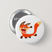 Niedliches Mischpult-Cartoon-Fox-Button-Abzeichen Button (Vorne & Hinten)